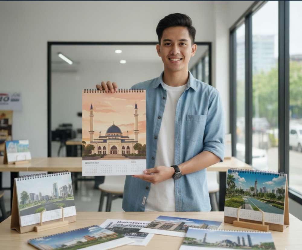 cetak kalender meja tangerang selatan